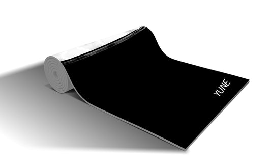 Yoga Mat | 6mm Thick | Black | Non-Slip | Eco Friendly | Yune Yoga |